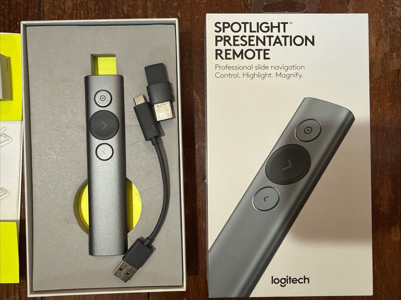 Logitech Spotlight 910-004654 Wireless Presentation Remote Control with USB -...