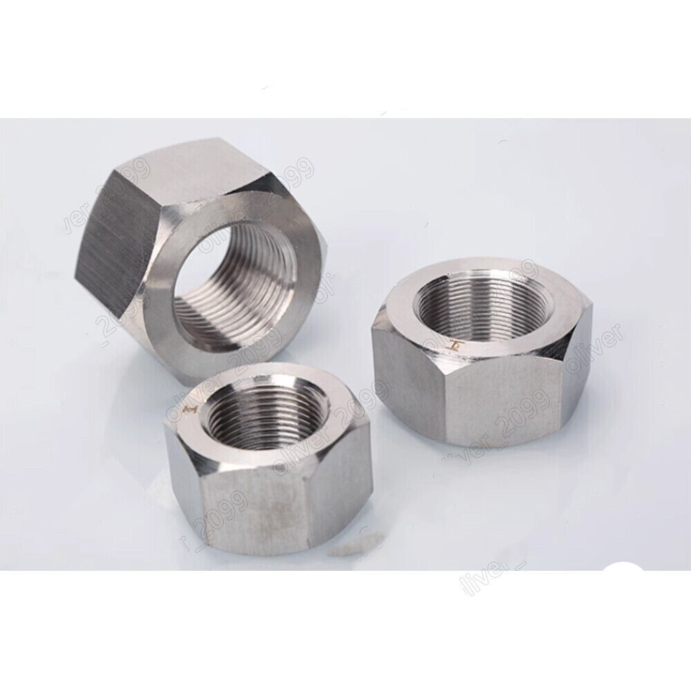 Left Hand Thread 304 Stainless Steel Hexagon Hex Nuts With Fine Thread M6-M42