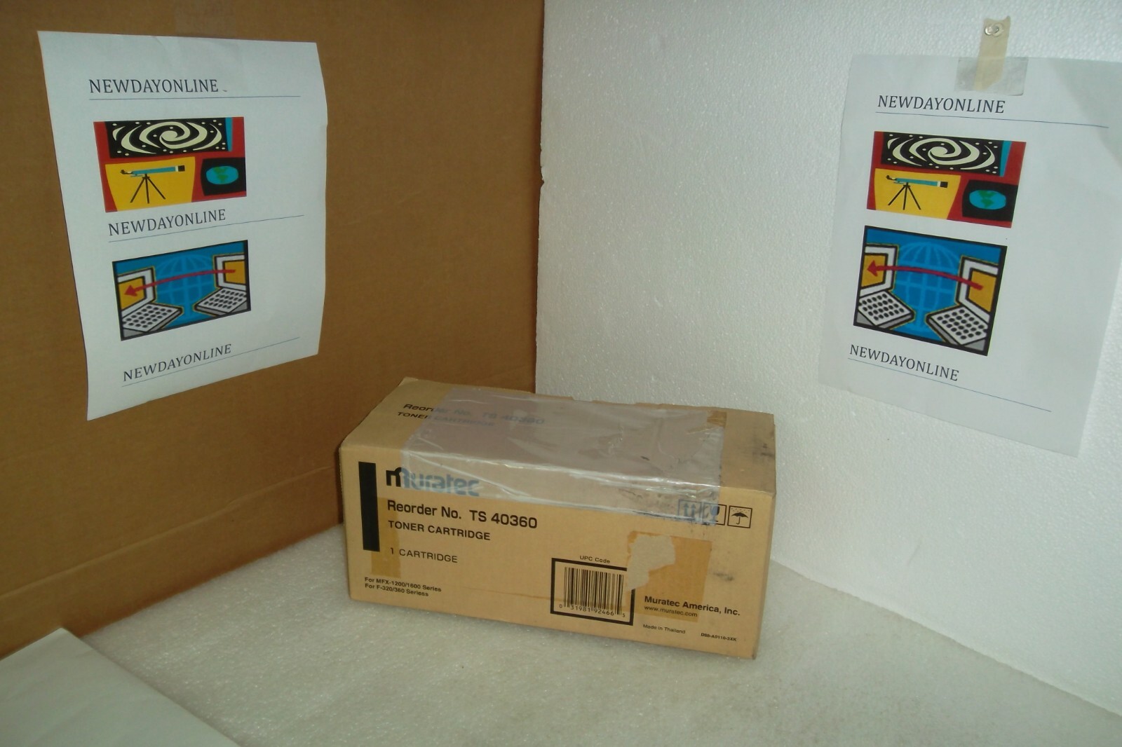Muratec TS-40360 Toner Cartridge Black 11.5K for MFX-1200 1600 F-320 360 OEM NEW