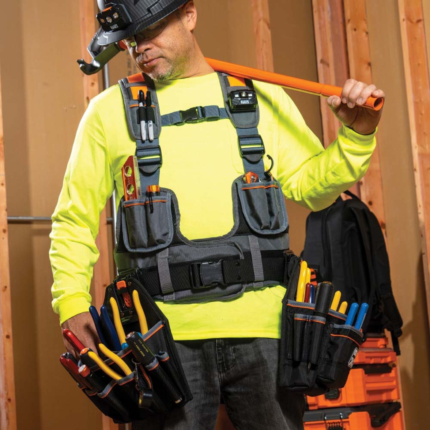 Klein Tools 55829MB MODbox Tool Vest and Pouch, Fully Adjustable