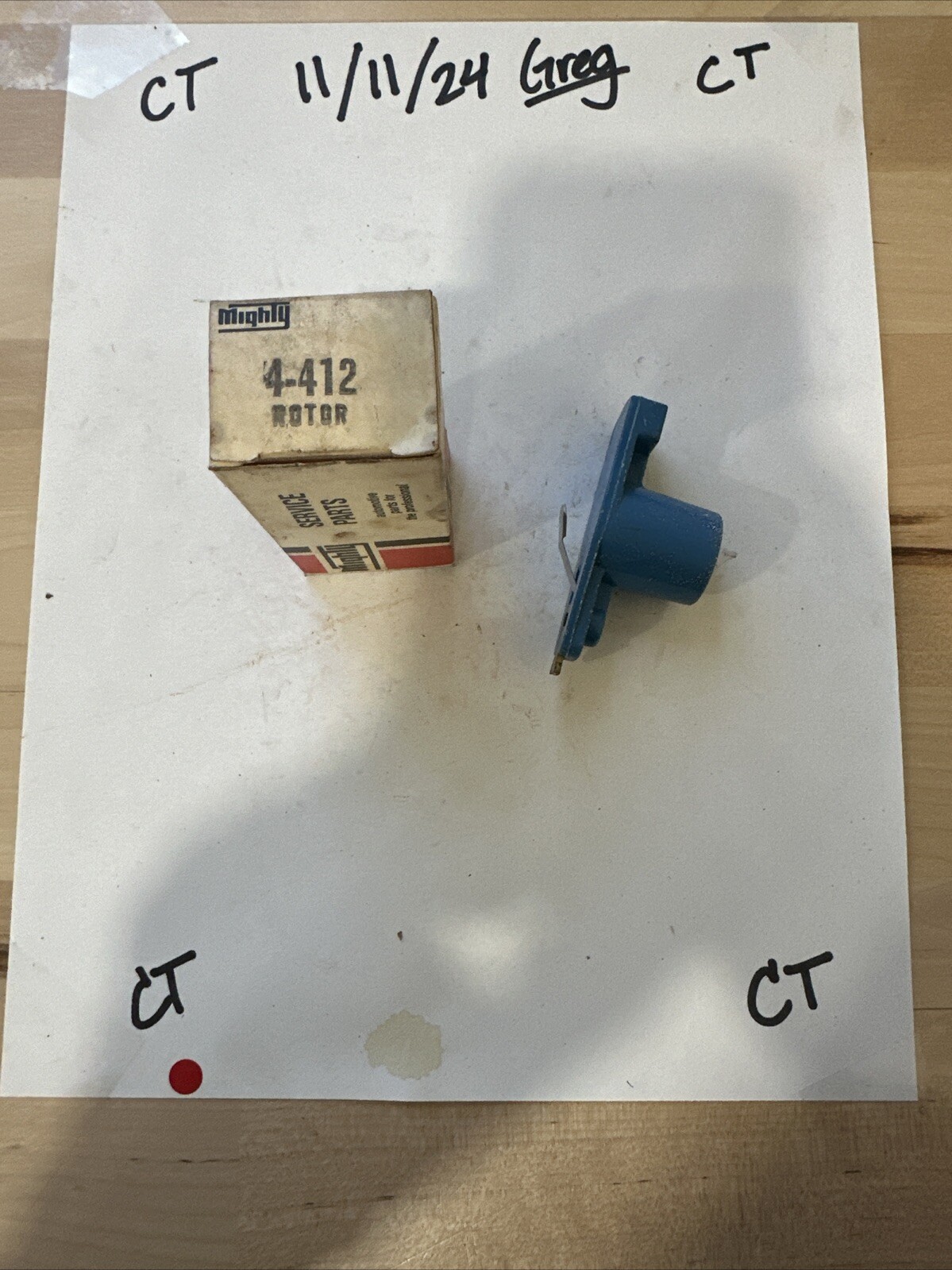 Mighty Distributor Rotor Part No 4-412