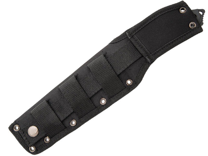 Blackhawk Nightedge Fixed Blade Knife, Combo Edge (BH15NE10BK)