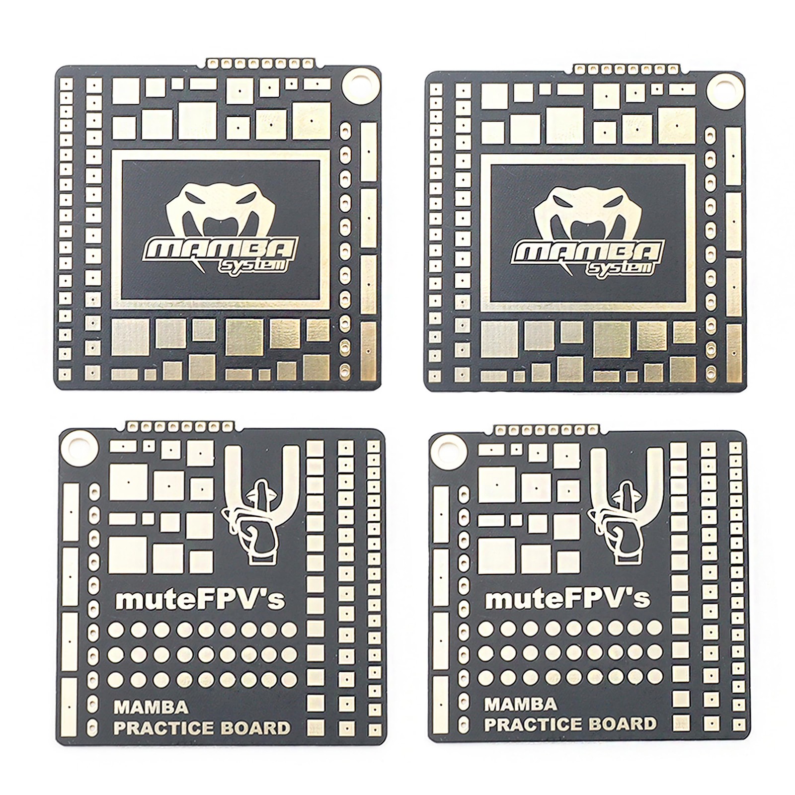 FPV Soldering Practice Board Set - Double Sided Drone Flight Controller & ESC...
