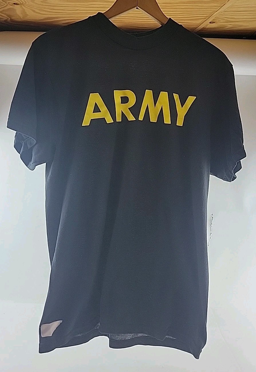 USGI APFU SS Shirt & short Black & Gold Size Small.