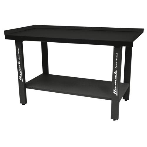 Homak GW00550150 59" Heavy-Duty Steel Workbench with Bottom Shelf