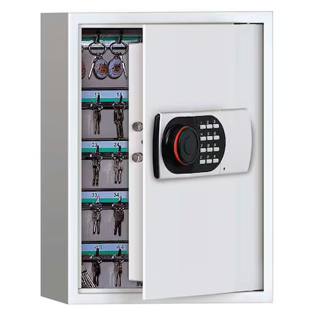 100 Unit Capacity Galvanized Steel Key Cabinet With Digital Lock, 36D050