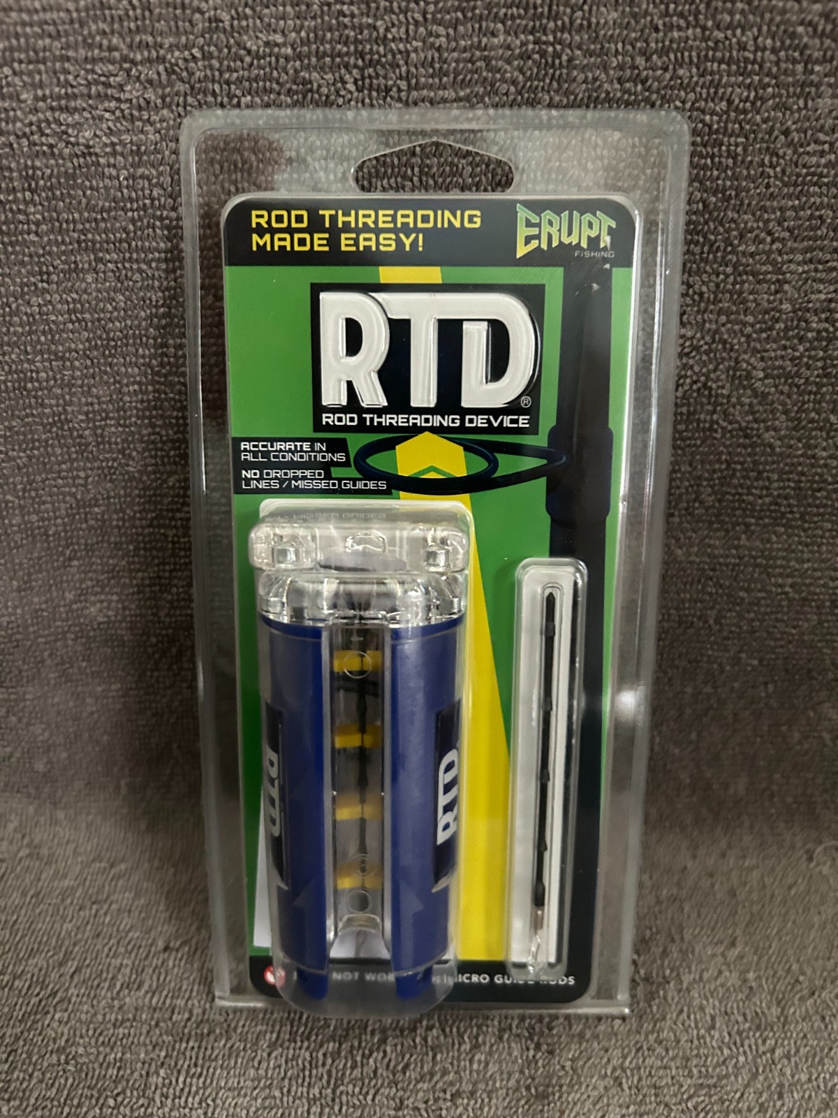 Erupt Fishing Rod Threading Device RTD Rod "Threading Made Easy" Extra Bobbin