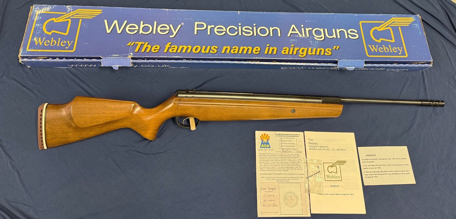 Webley and Scott  Tomahawk Air Rifle .22 Caliber