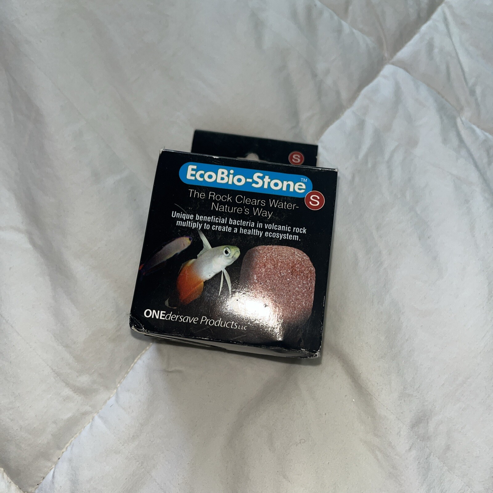 Stone for Aquariums, Small - Natural Water Clarifier and Odor Remover EcoBio