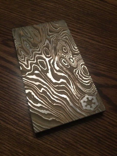 Mandalorian Beskar Steel Ingot, Solid 304 Stainless Steel! Aurebesh Custom Text