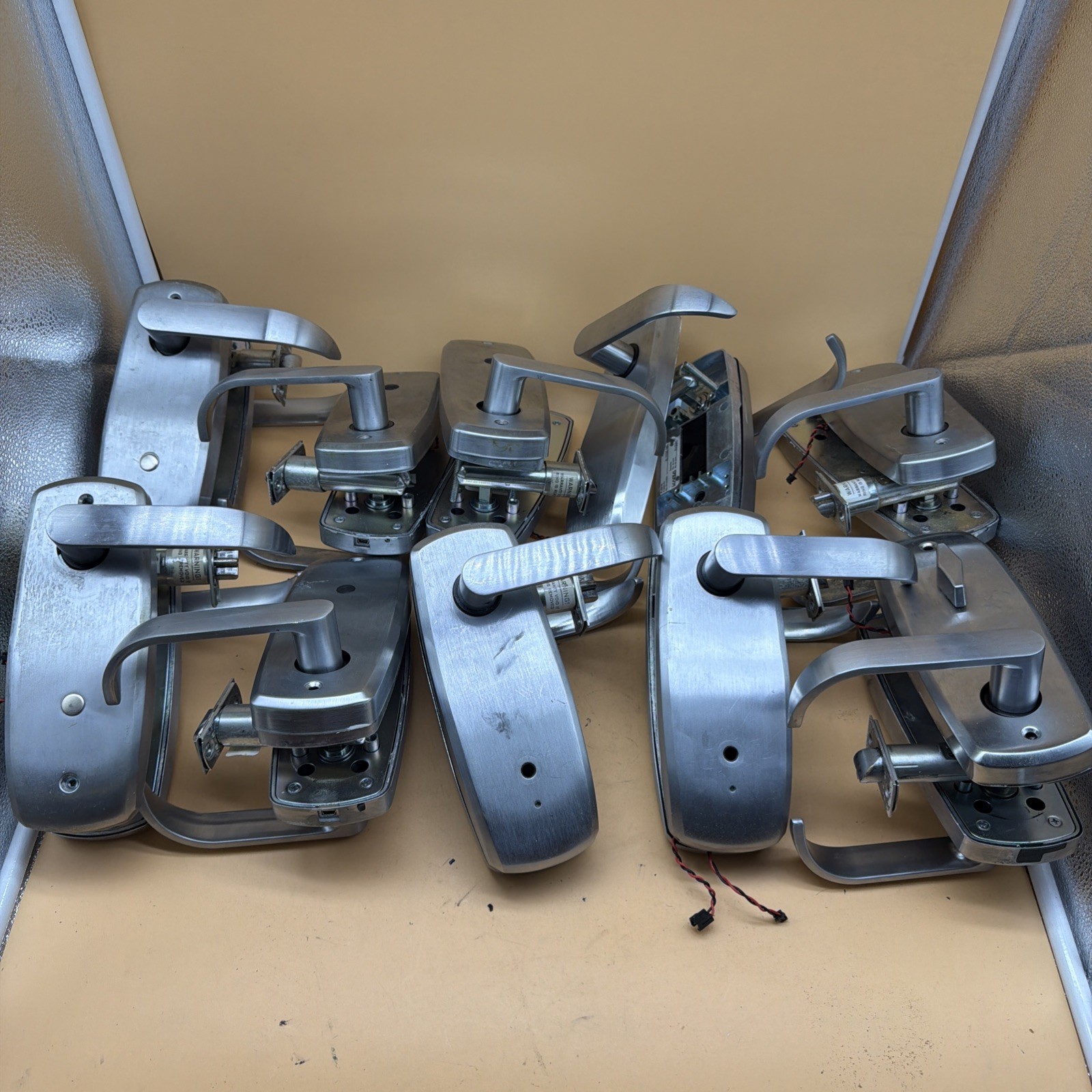 Lot of 10 - KABA Saflok RL2120C-26D InSync Door Handle Lock - Read Description