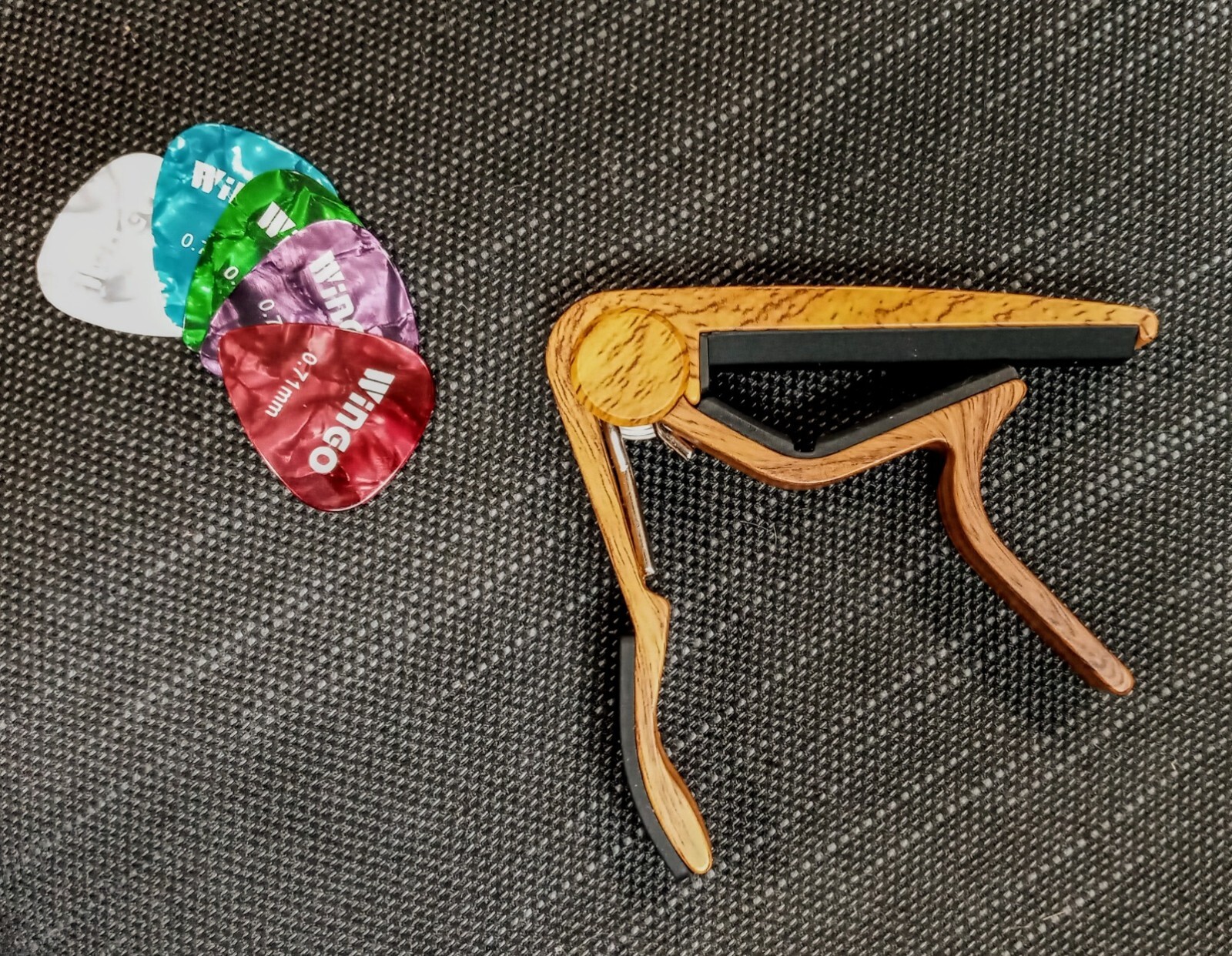 WINGO Classical Flat Guitar Capo for Nylon String Rosewood New