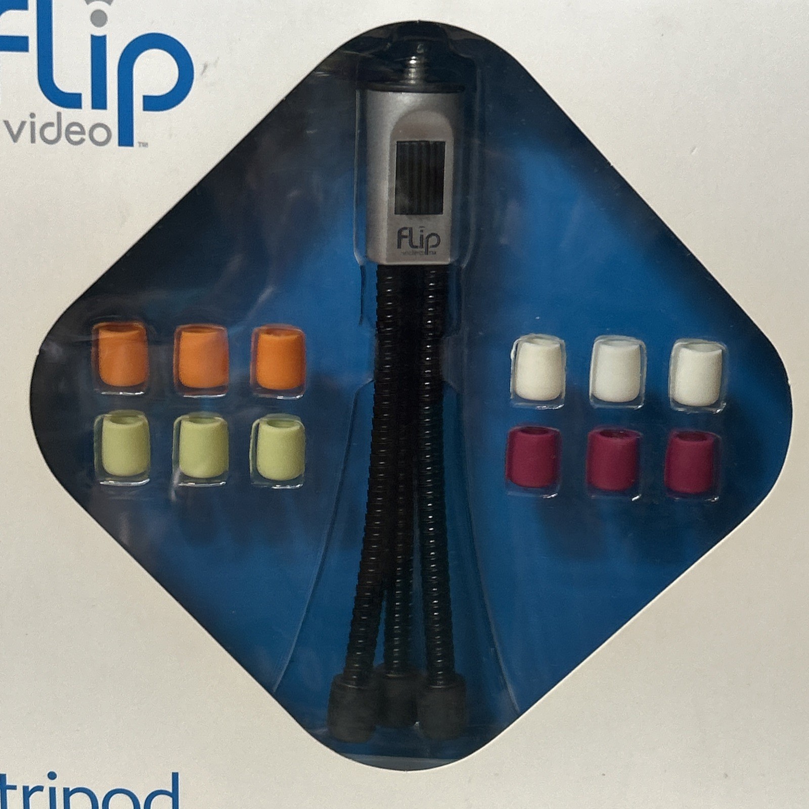 Flip Video Mini Tripod with Interchangeable Feet Pure Digital Tech