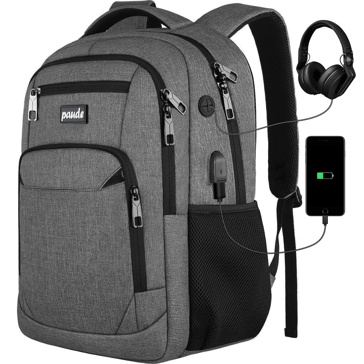 Paude Backpack for Women and Men,School College Backpack 15.6 inch Laptop boo...