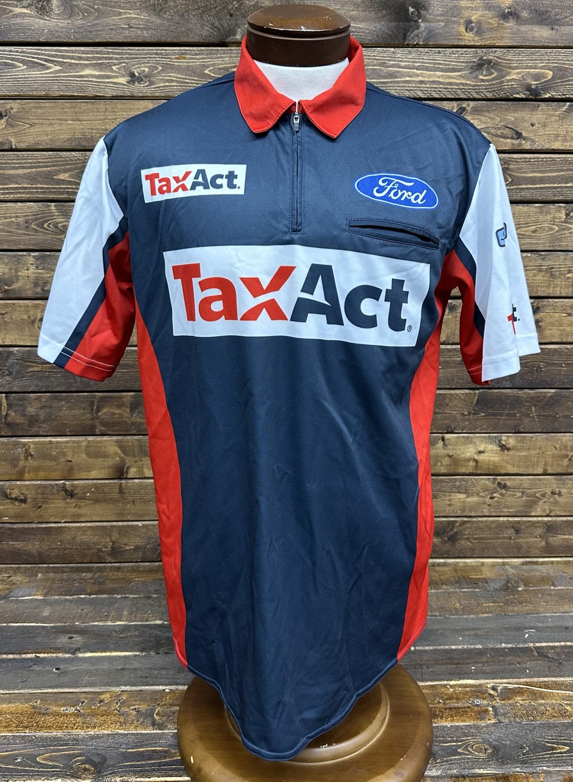 NASCAR #10 Danica Patrick Stewart Haas Racing Race Used Crew Shirt Medium