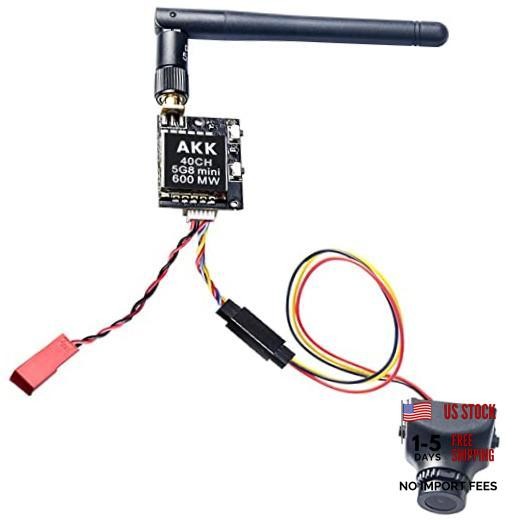 KC04 5.8G 600mW FPV Transmitter 700TVL 2.8mm 120 Degree FPV Camera for Racing