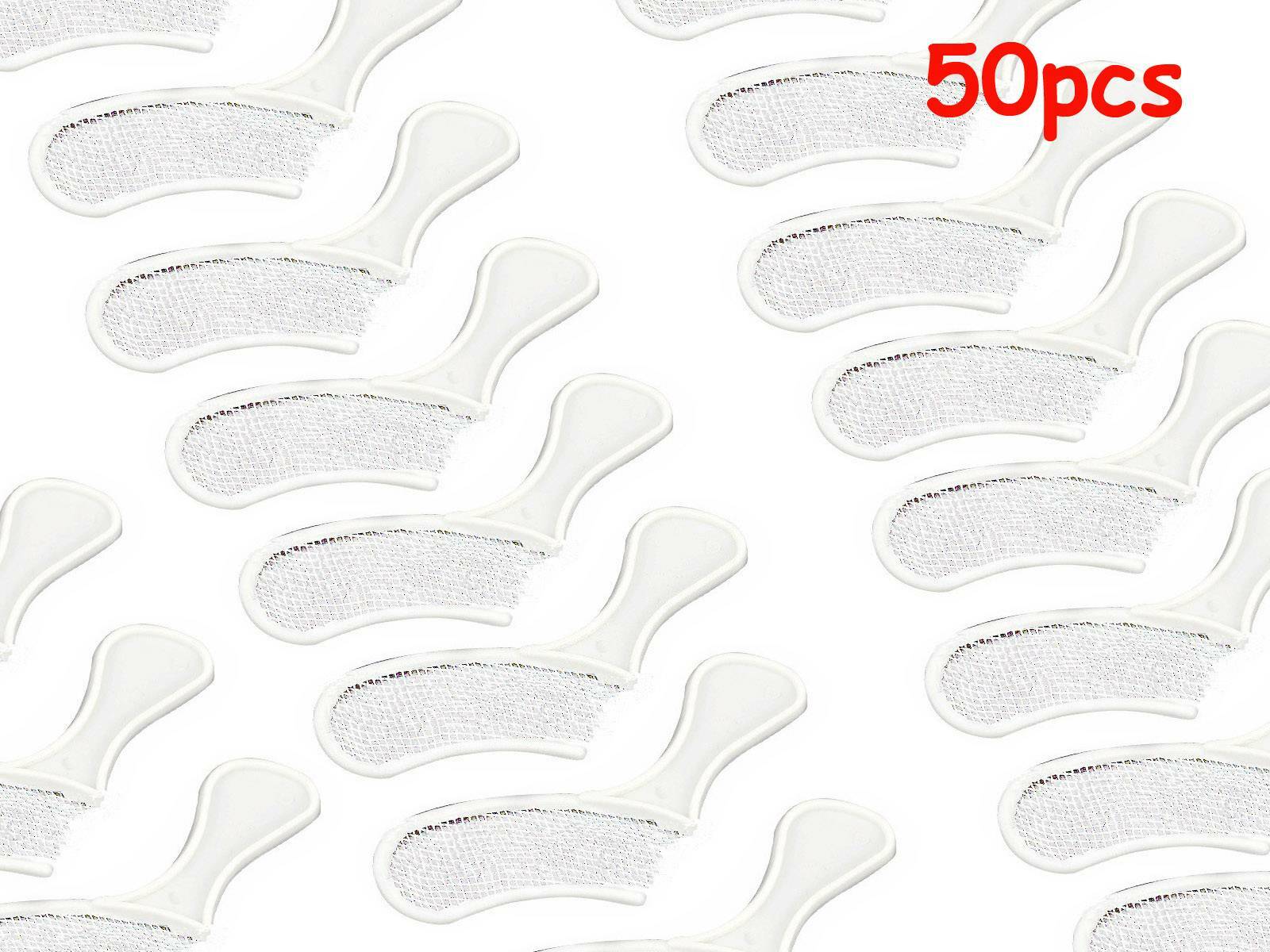50pcs Dental Impression Bite Registration Sideless Triple Trays Impression Bite