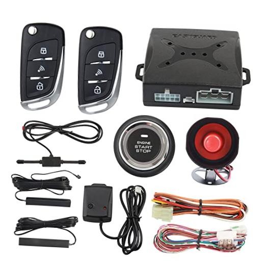 EC003NV-NS PKE Passive Keyless Entry Car Push Star Button Remote Engine Start