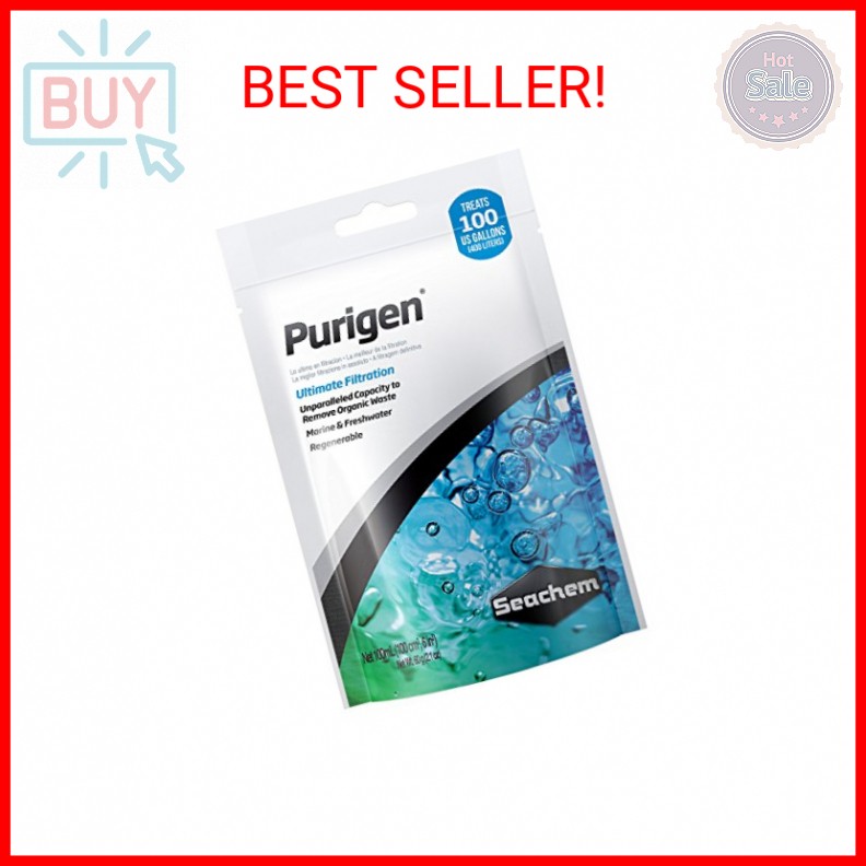 Seachem Indoor Purigen Organic Filtration Resin - Fresh and Saltwater 100 ml