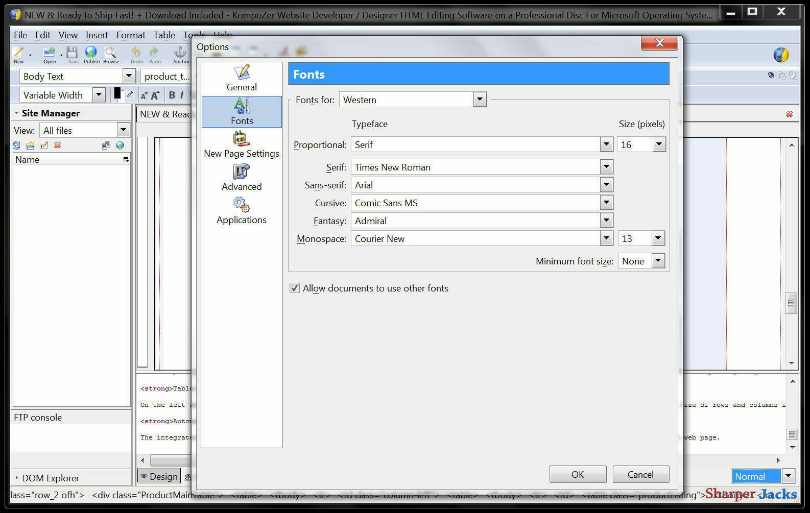 NEW & Fast Ship! KompoZer Website Developer / Designer HTML Editing Software PC