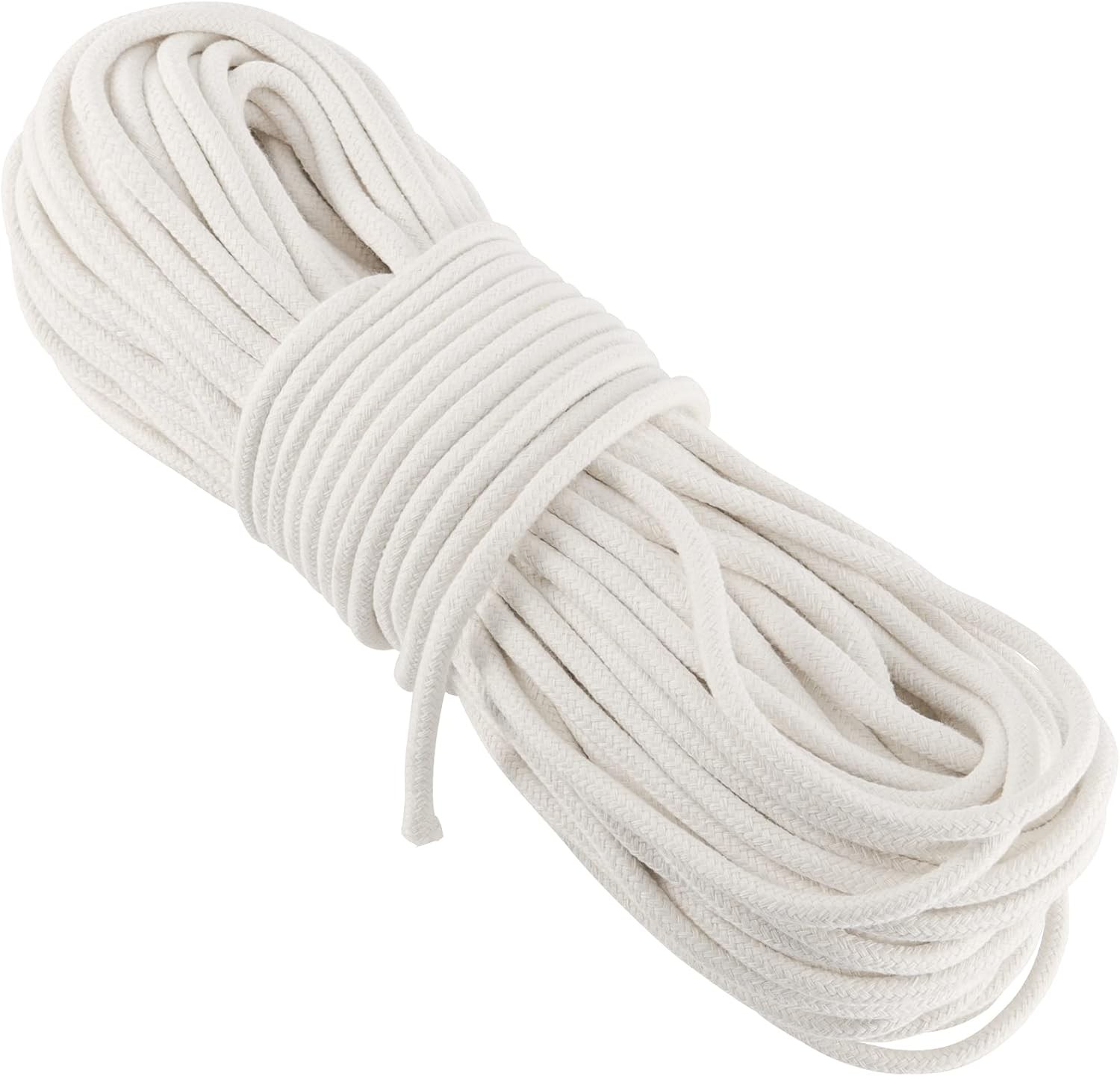 328-foot #8 curtain cord, 1/4-inch cotton curtain cord, white curtain cord