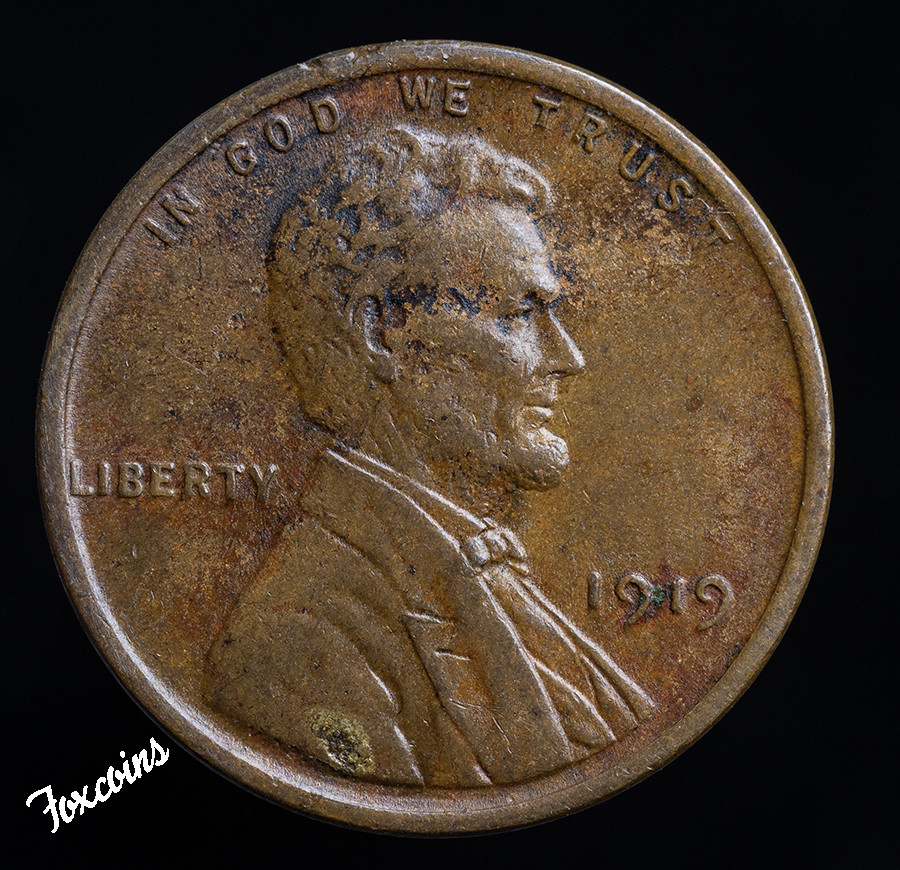 ✅ 1919 Lincoln Wheat Cent.    VERY NICE EARLY DATE.