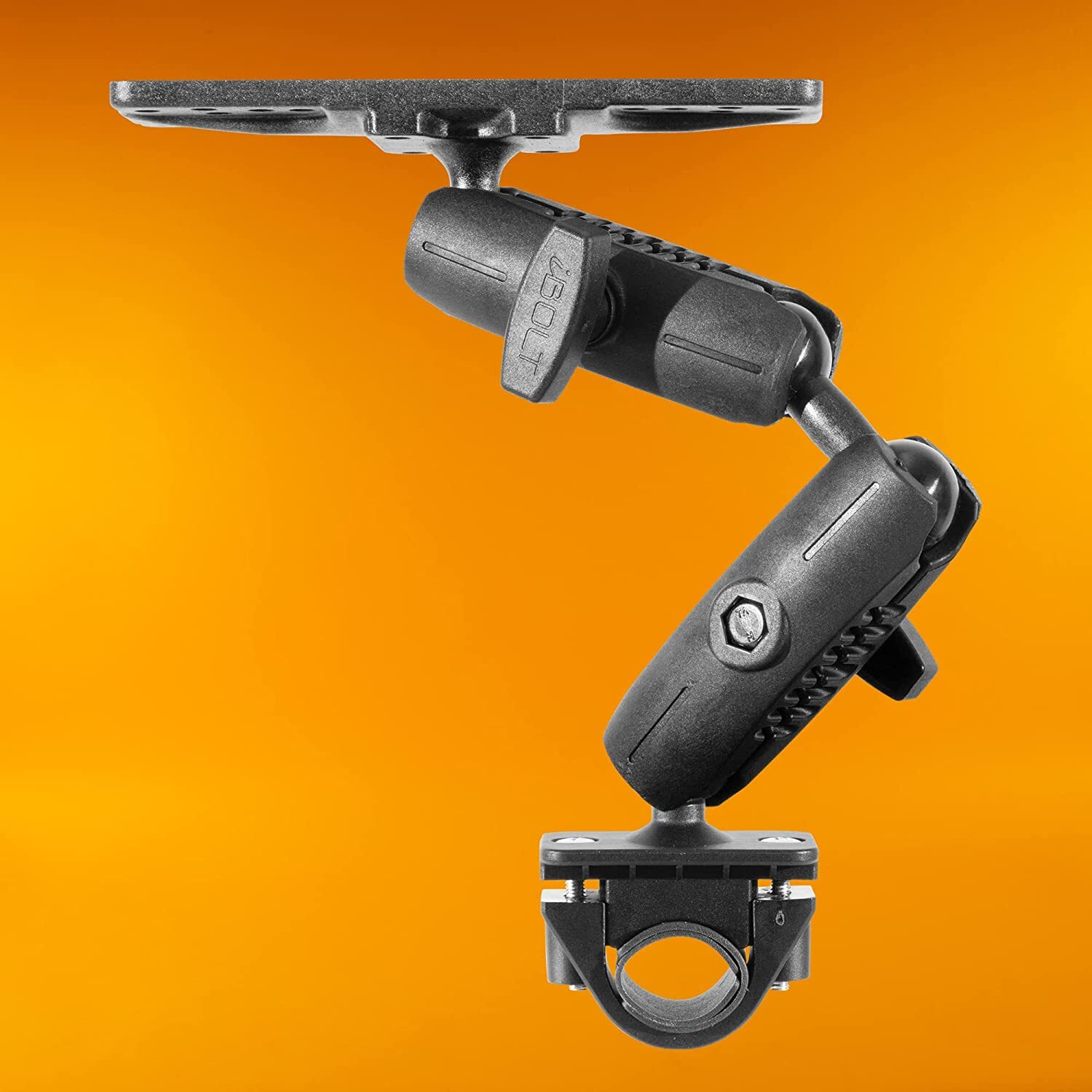 iBOLT Fish Finder Dual Bizmount Heavy Duty Handlebar/Post/Pole/Rail Mount for Wa
