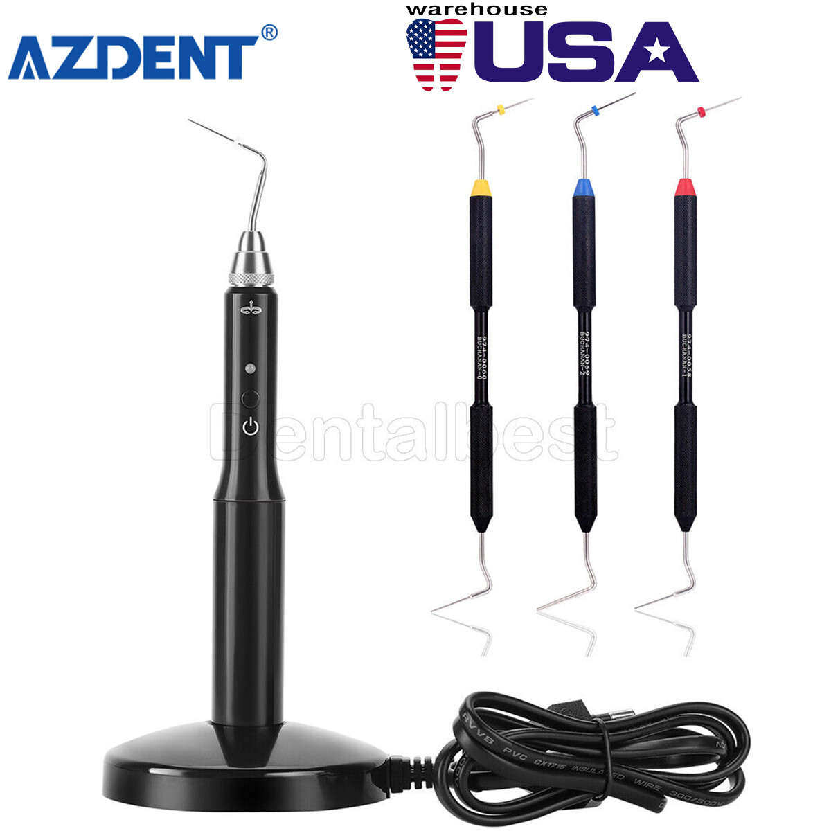 Dental Endodontic Gutta Percha Obturation Pen/Endo Buchanan Hand Plugger Tips