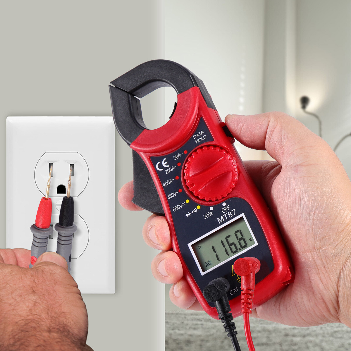 20A Digital MultiMeter Lead Test Pen Probe Wire Voltage Cable Meter Pen Universa