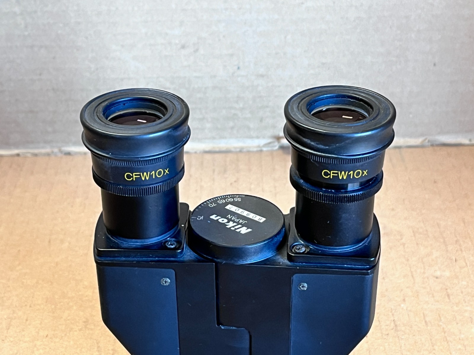 Nikon Diaphot Binocular Microscope Head with CFW10X Eyepieces