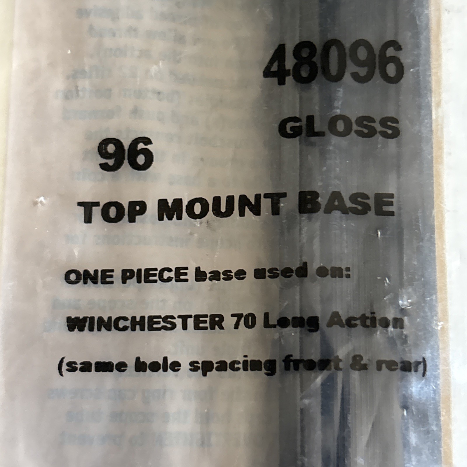 Weaver Top Mount Base #96