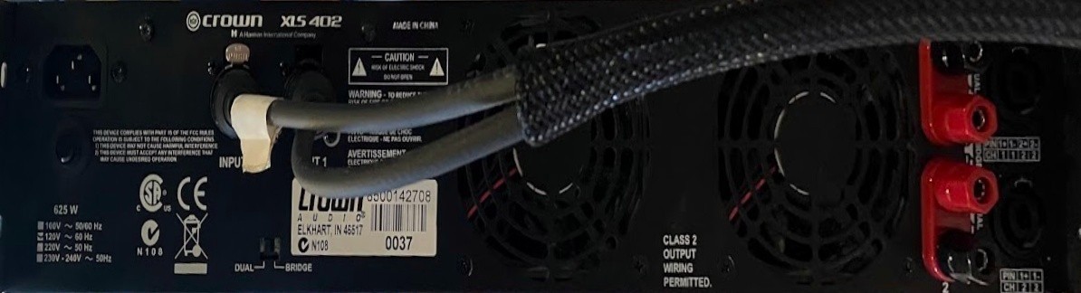Crown XLS 402 Stereo Power Amplifier 2-Channel