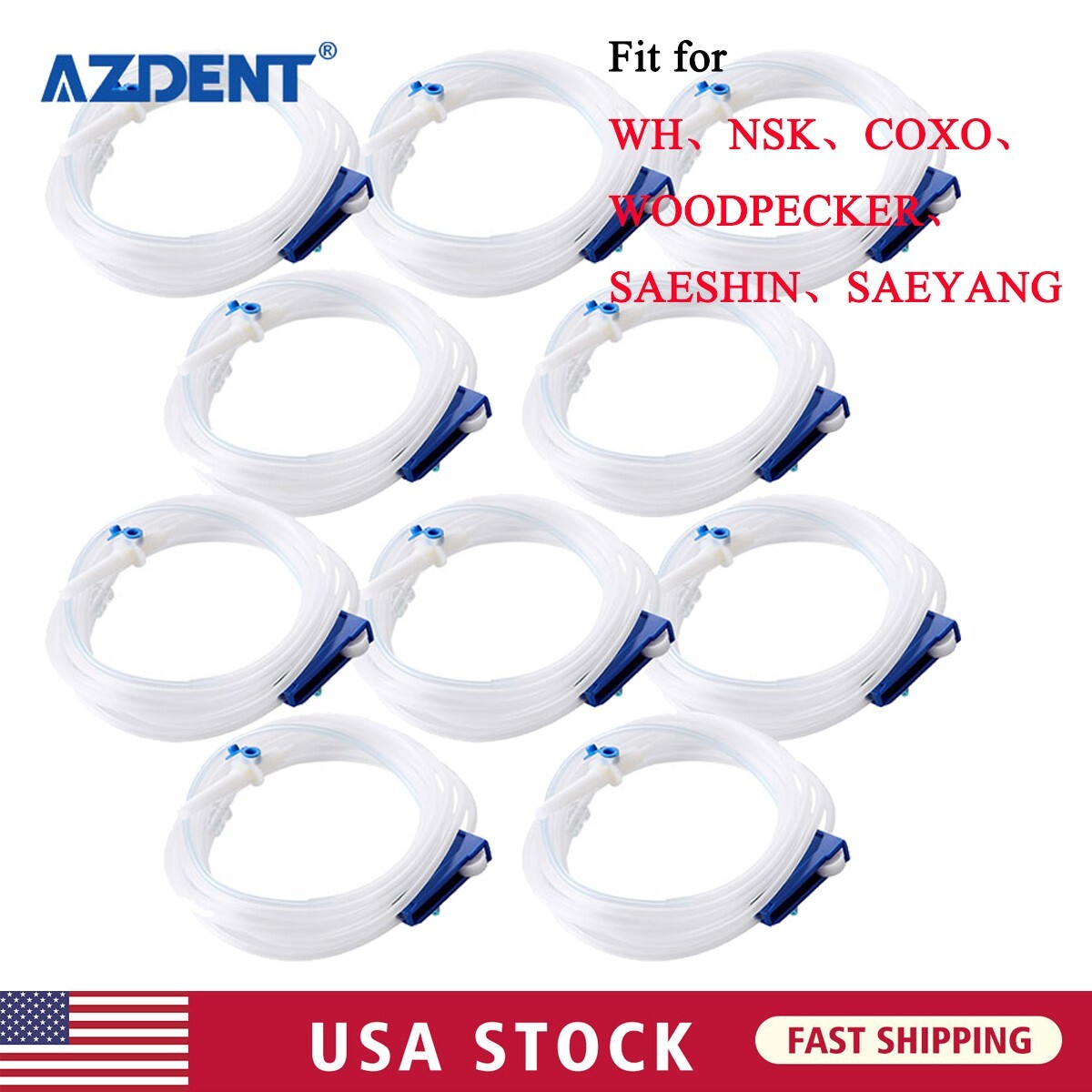 20XDental Implant Irrigation Tubing Pipes fit for NSK Woodpecker Surgic Motor