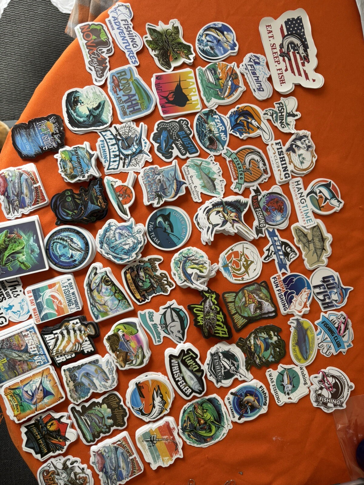 DELUX STICKERS TUNA, MARLIN, TUNA, FLORIDA SPORT FISHING DECALS