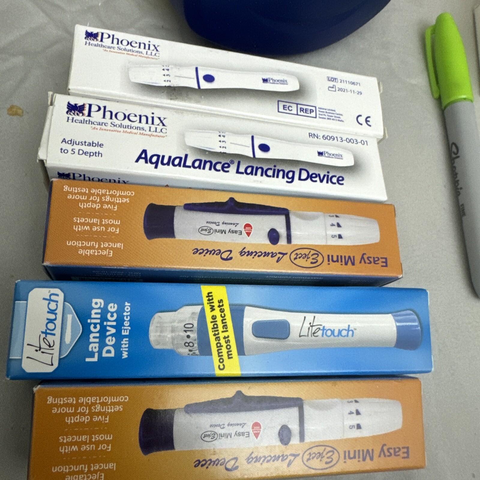 5 Lancet Device Lancing Device,#2 random