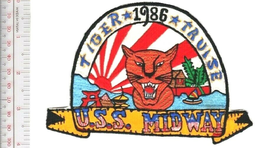 US Navy USN USS Midway Aircraft Carrier CV-41 1986 Tiger Cruise No Tariff