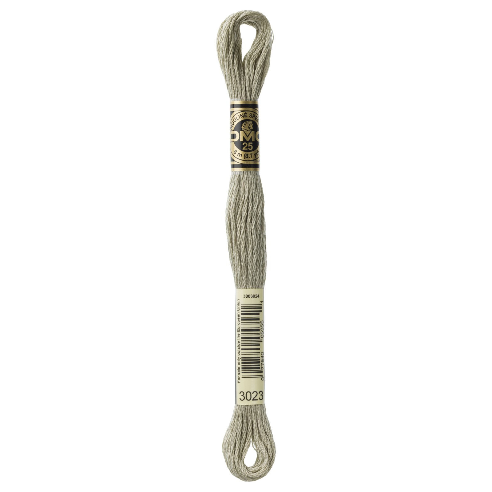 DMC 6-Strand Embroidery Cotton 8.7yd-Light Brown Grey - 12 Pack