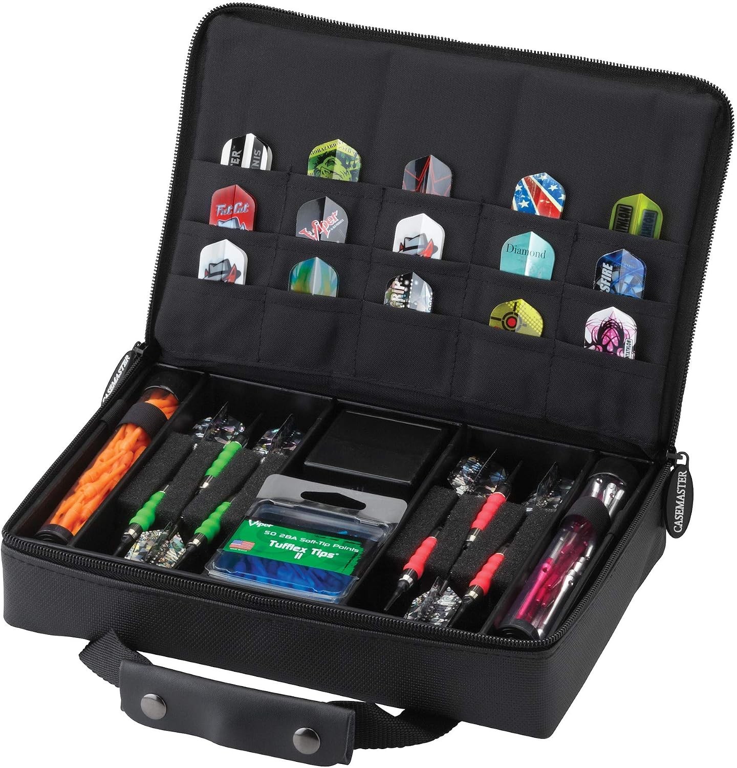 Classic Black Nylon Dart Case