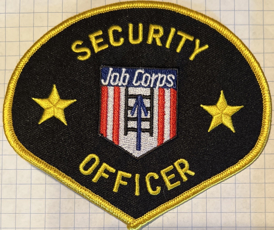Job Corps security officer patch