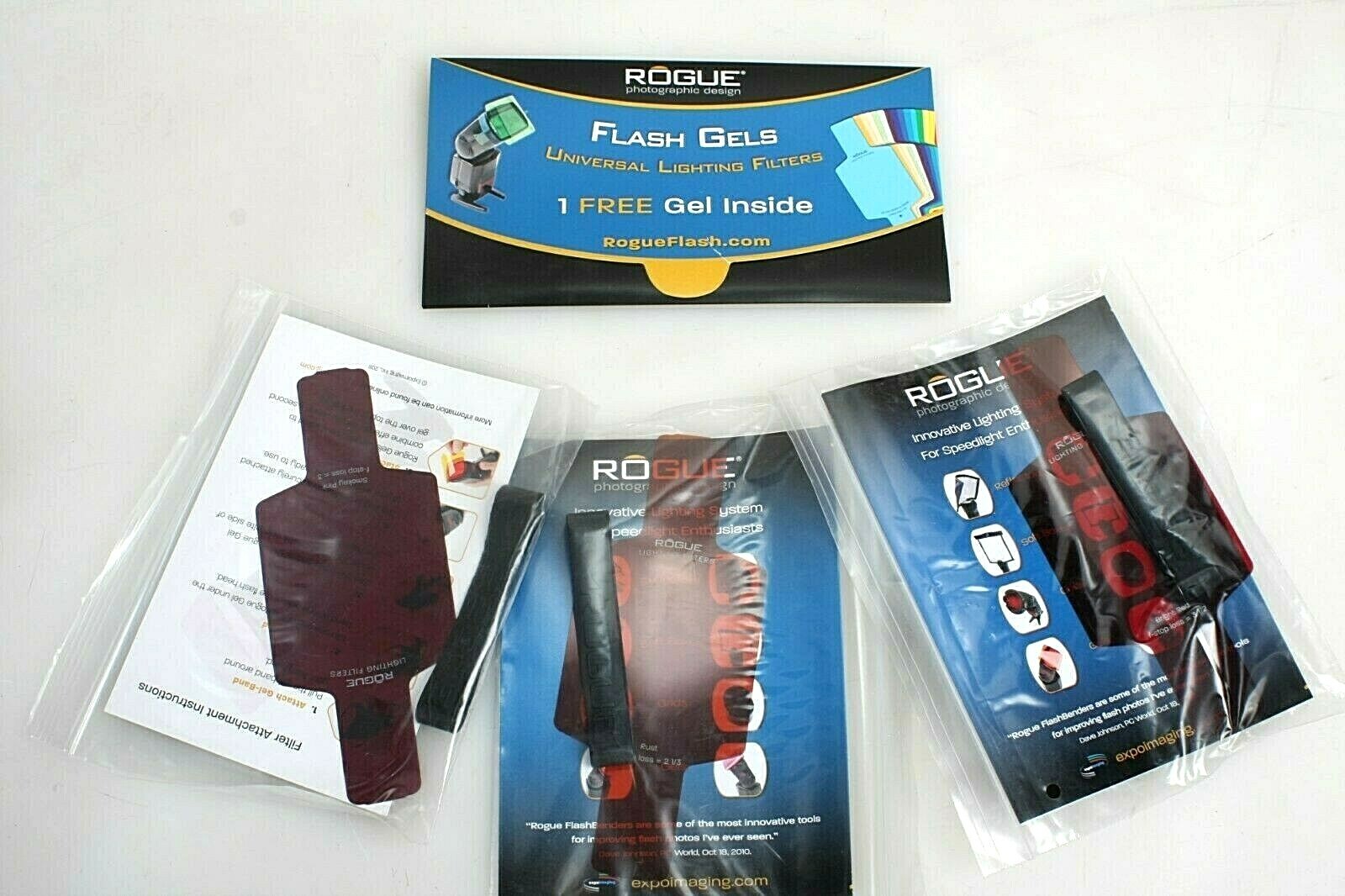 Rogue Flash Gels Set with Bands
