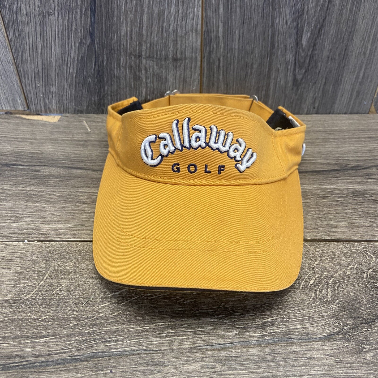 Callaway Golf Visor Adjustable Strapback Embroidered Orange Logo