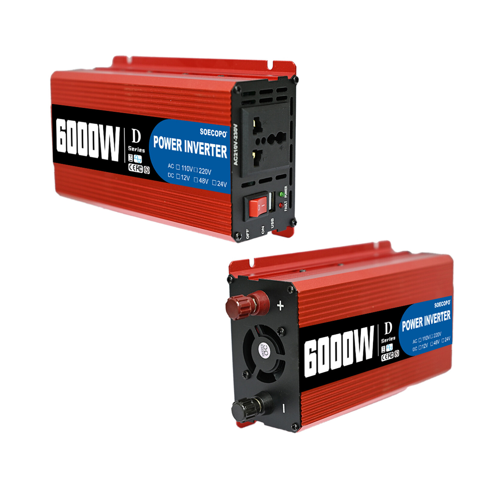 6000W 100A Solar Panel Set Solar Power Inverter Generator Home 110V Grid System