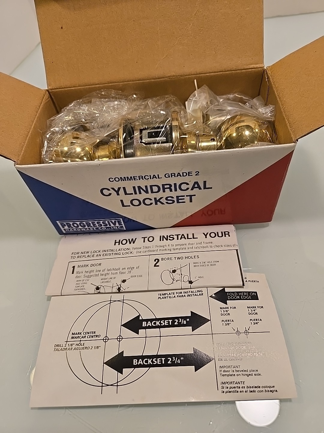 Progressive Hardware Co. Grade 2 COMMERCIAL Cylindrical Locksets 477/3(KD) NEW
