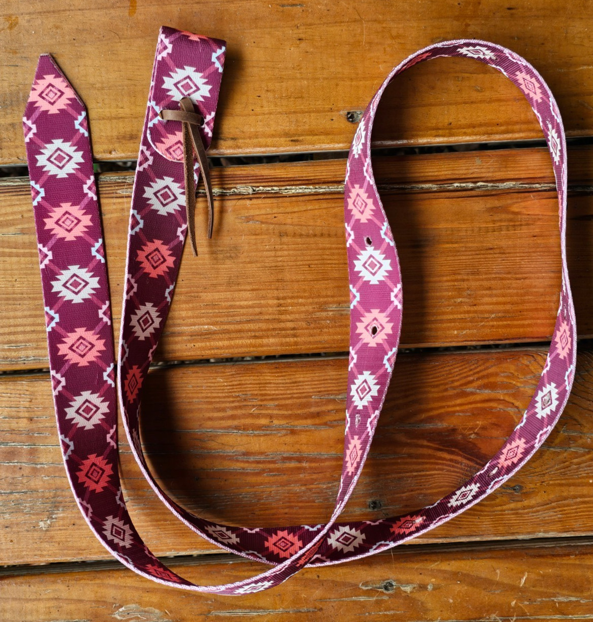 New Aztec Print Nylon Replacement Cinch Strap and off Billet