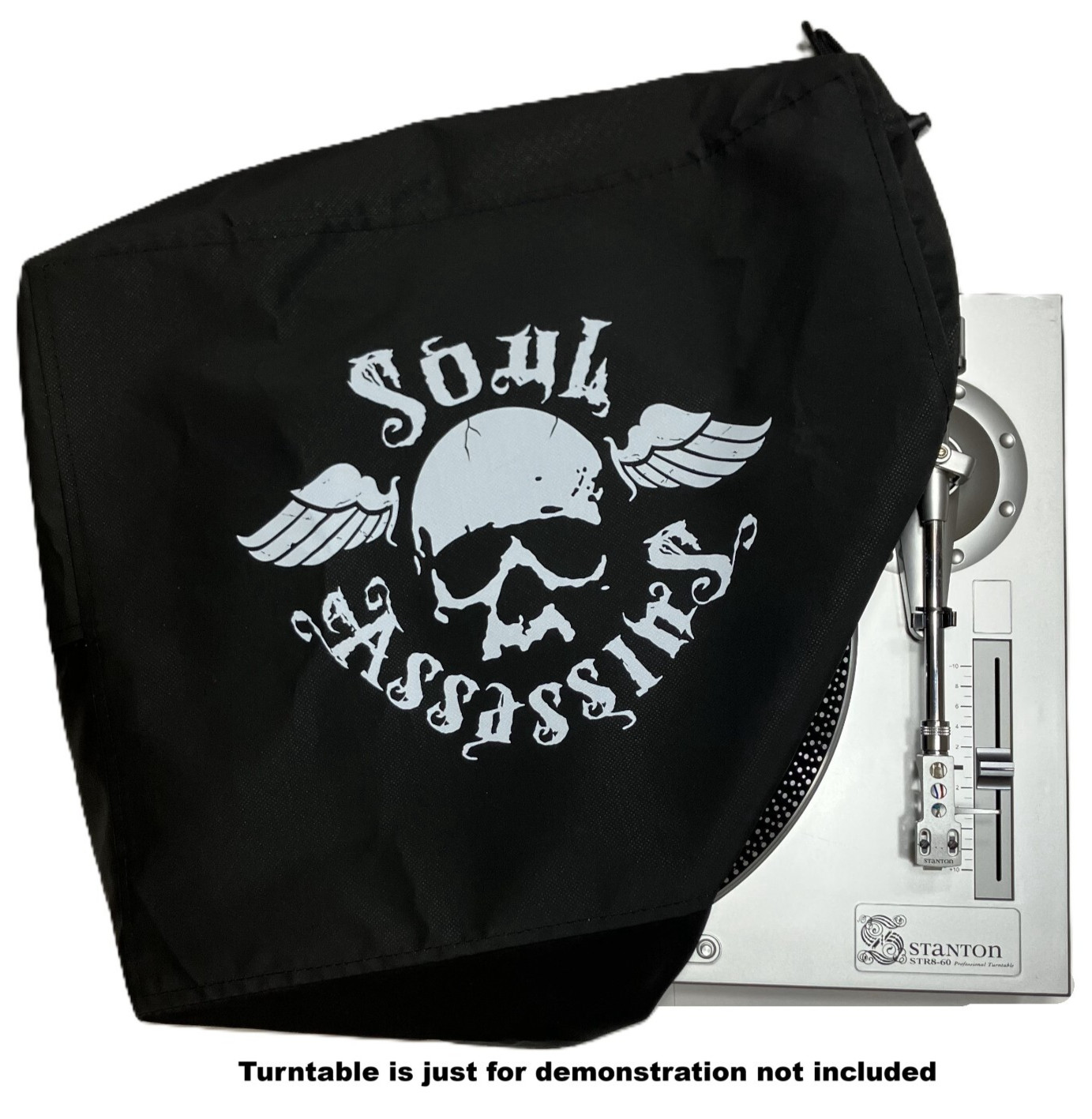 Soul Assassins Skull & Wings 2000 Era Turntable Dust Cover Dj Muggs Cypress Hill