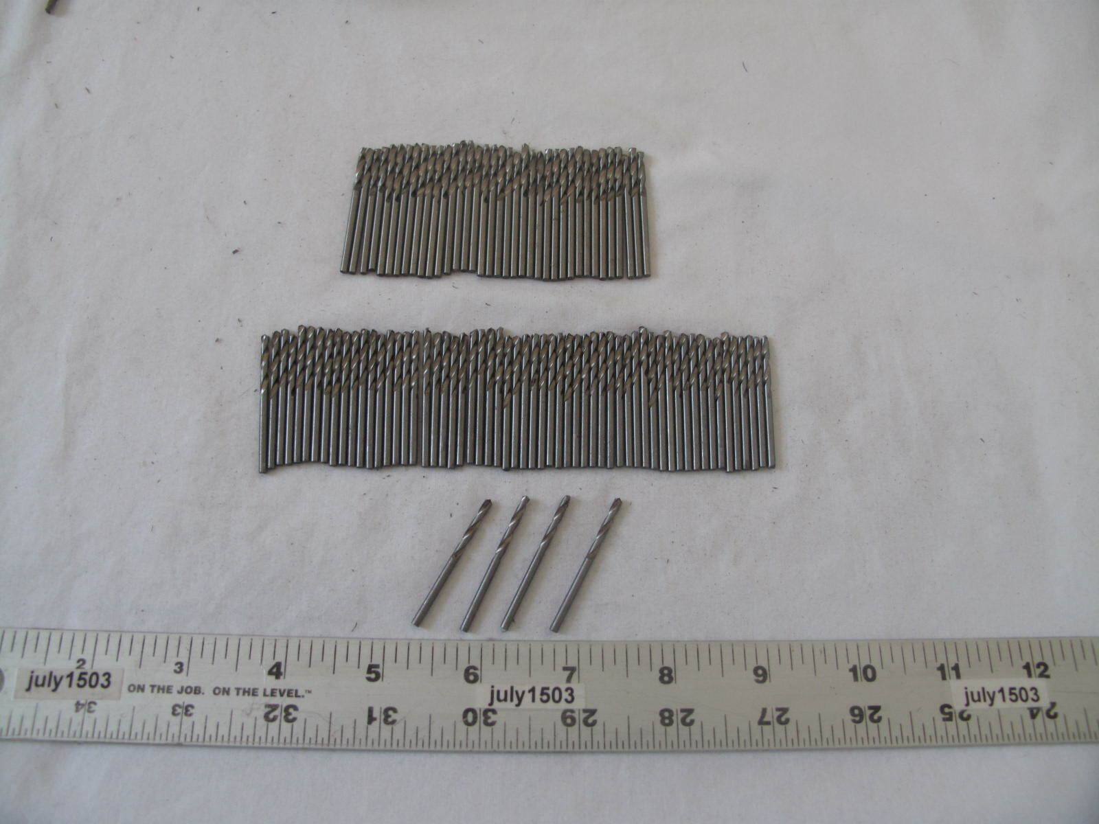 (100) NEW  3/32" High Speed Steel Twist Drill Bits Rotary Tool for Dremel (DB)