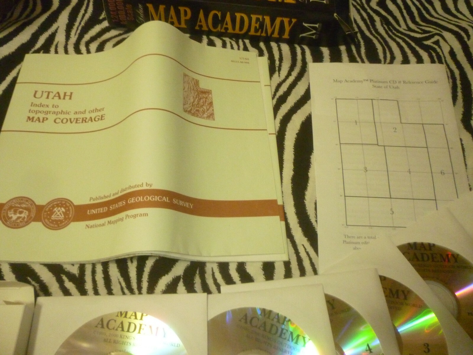 Map Academy / Hunting Maps Utah - Used Very Good Condition!!!