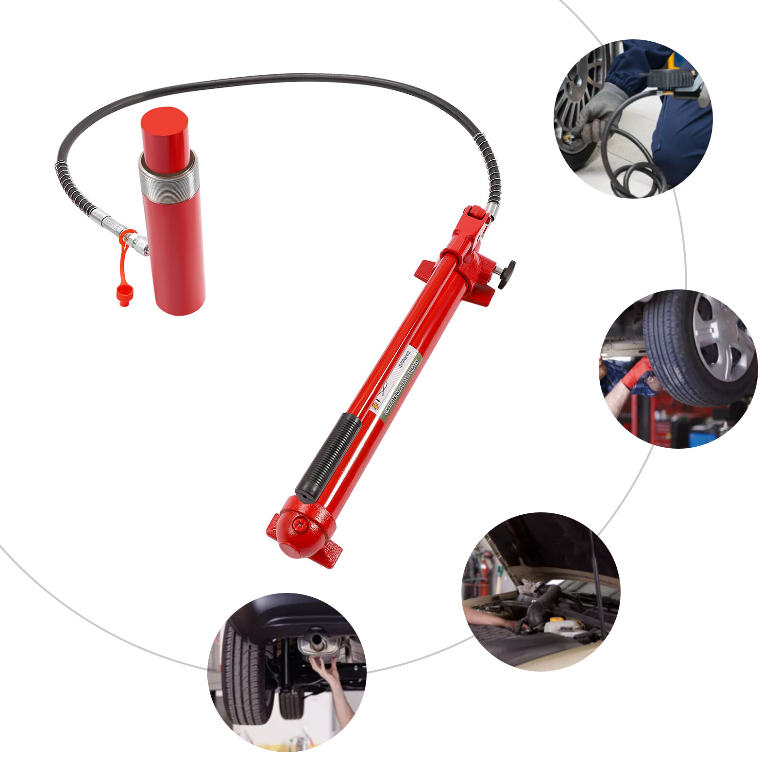 Auto Shop Tool Lift Ram 20 Ton Porta Power Hydraulic Jack Body Frame Repair Kit