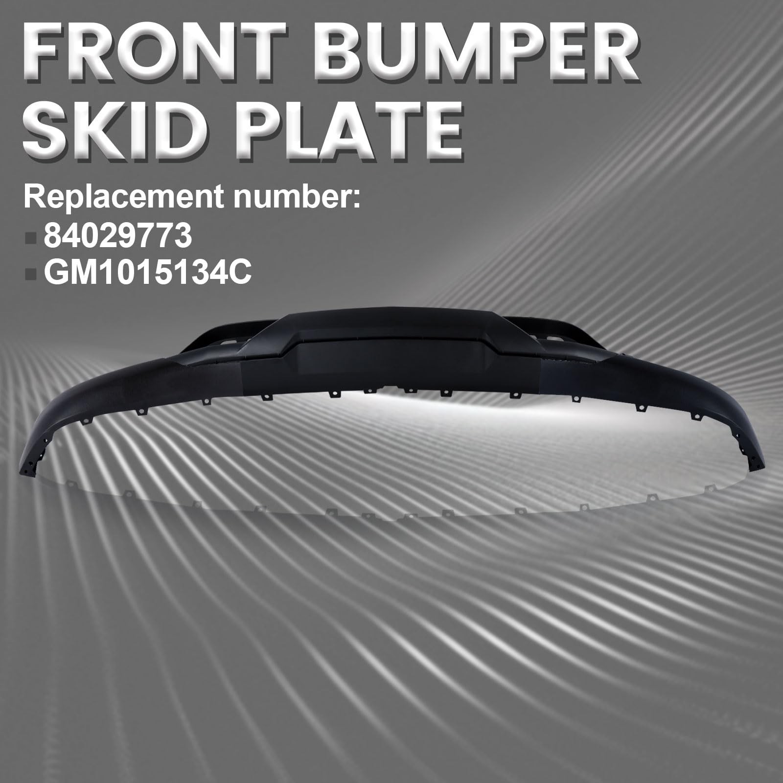 Front Bumper Lower Valance Compatible with Chevrolet Chevy Silverado 2016-201...