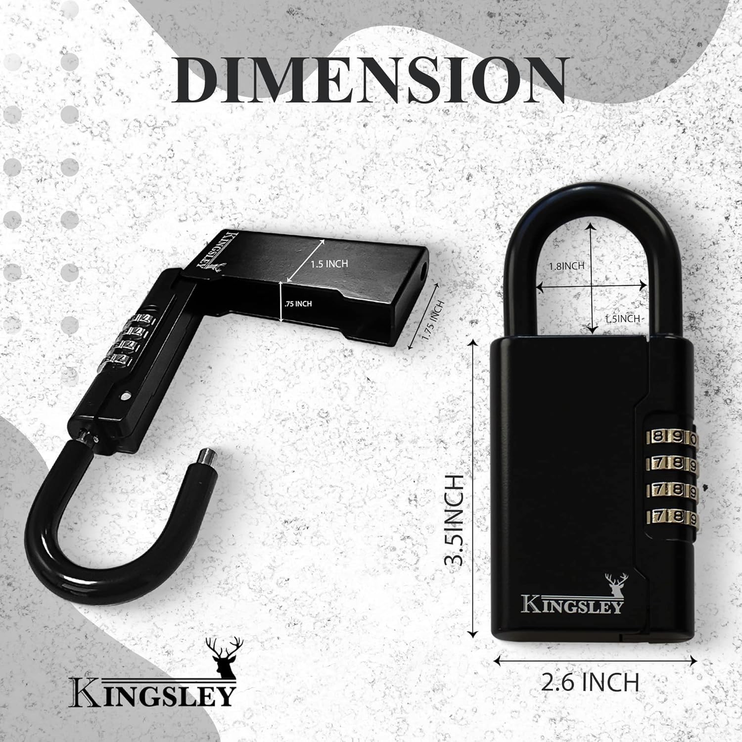 Compact Guard-a-Key Lockbox: Waterproof and Resettable for Maximum Key Security